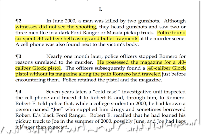 State v. Romero (Facts)