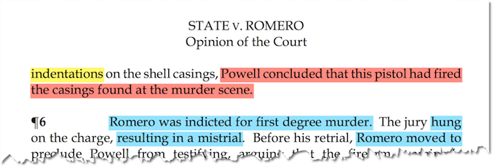 State v. Romero (Powell Opinion)