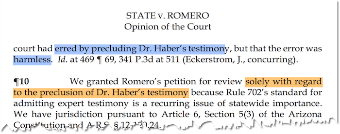 State v. Romero (Supreme Court Issue)